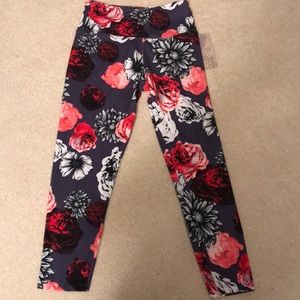 Brand New Floral Workout Capris